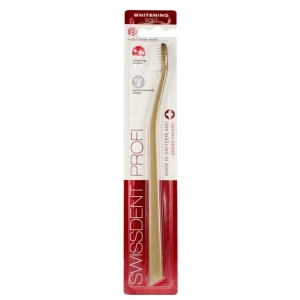 Swissdent Profi Whitening Soft szczoteczka do zębów Złota 1szt