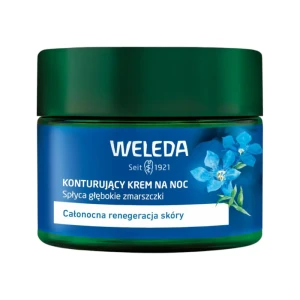 WELEDA Konturujący krem na noc z goryczką letnią i szarotką alpejską - 40ml