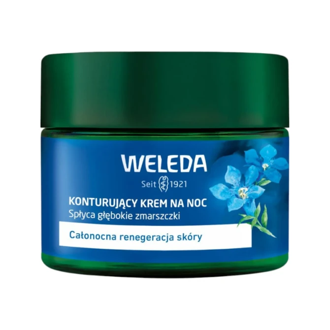 WELEDA Konturujący krem na noc z goryczką letnią i szarotką alpejską - 40ml