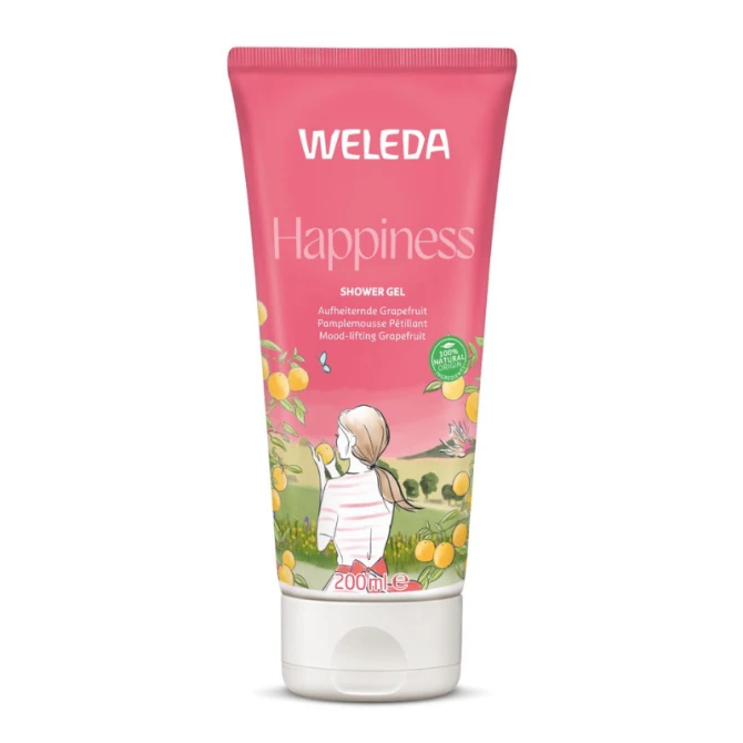 WELEDA Happiness żel pod prysznic z grejpfrutem - 200ml