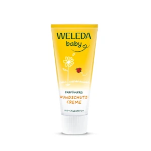 WELEDA Calendula Bezzapachowy krem dla niemowląt i dzieci przeciw odparzeniom z nagietkiem lekarskim-75ml