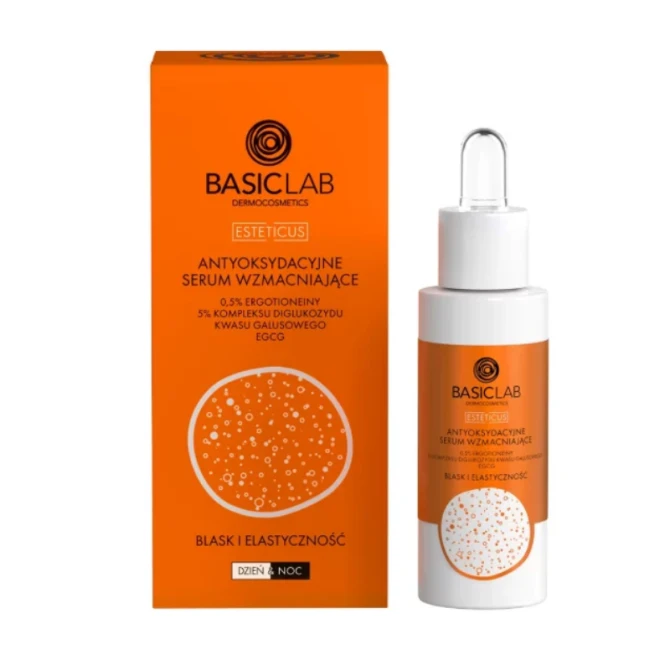 BASICLAB Dermocosmetics Antyoksydacyjne serum wzmacniające 3 0 ml