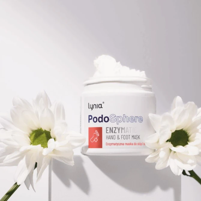 LYNIA podosphere enzymatyczna maska do stóp i dłoni z papainą, ficyną i kwasem rozmarynowym 100 ml