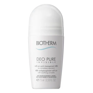 BIOTHERM DEO PURE INVISIBLE 48H ANTIPERSPIRANT ROLL-ON 75ML