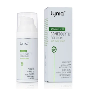 LYNIA matujący krem komedolityczny z kwasem szikimowym i azeloglicyną 50 ml