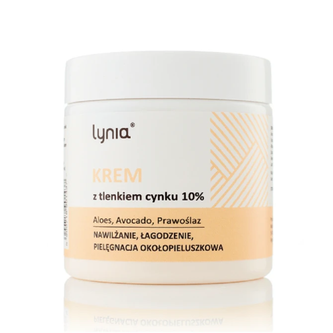 LYNIA krem z tlenkiem cynku 10% – pielęgnacja okołopieluszkowa 100 ml