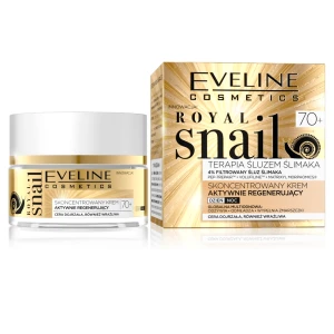 Eveline Cosmetics Royal Snail 70+ skoncentrowany krem aktywnie regenerujący na dzień i na noc 50ml