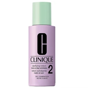 Clinique Clarifying Lotion 2 płyn złuszczający do twarzy dla skóry mieszanej w kierunku suchej 60ml