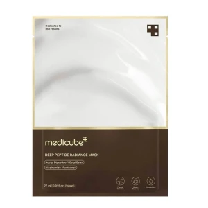 Medicube Deep Peptide Radiance Mask rozświetlająca maska w płachcie 27ml