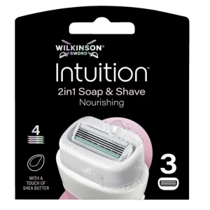 Wilkinson Intuition Nourishing wkłady z 4 ostrzami 3szt