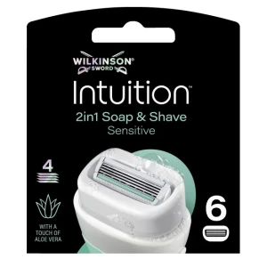 Wilkinson Intuition Sensitive wkłady z 4 ostrzami 6szt