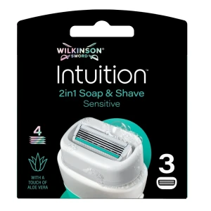 Wilkinson Intuition Sensitive wkłady z 4 ostrzami 3szt