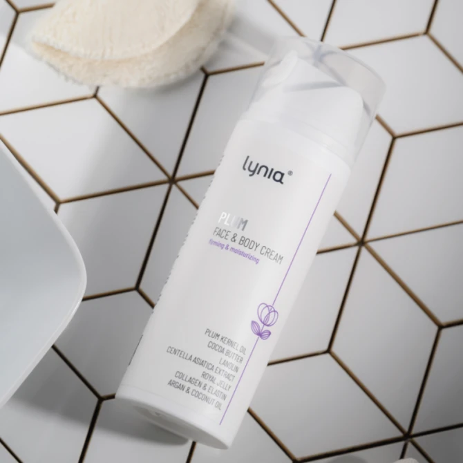 LYNIA plum ujędrniająco-nawilżający krem do twarzy i ciała – skóra sucha, atopowa, wrażliwa 150 ml