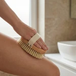 LYNIA szczotka do masażu na sucho - włókno agawy tampico