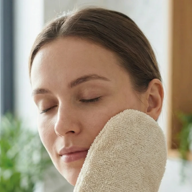 LYNIA rękawica do demakijażu bawełniana