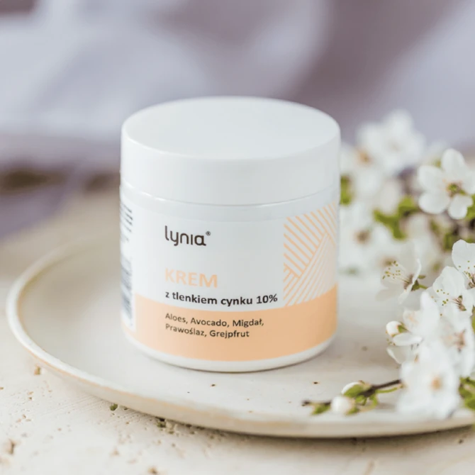 LYNIA krem z tlenkiem cynku 10% – pielęgnacja okołopieluszkowa 100 ml