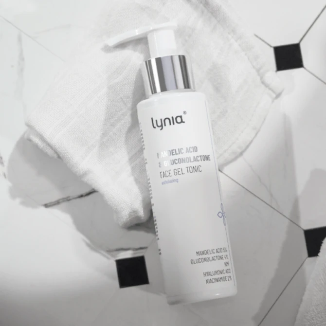 LYNIA Tonik żelowy z kwasem migdałowym 5% oraz glukonolaktonem 4% 100 ml