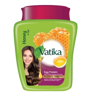 Dabur Vatika Honey &amp; Egg maska do włosów proteiny jajeczne 500g