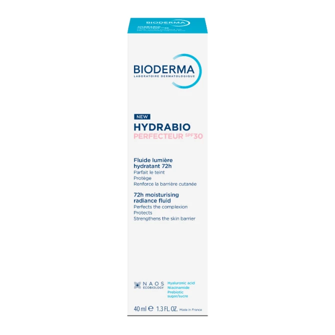Bioderma Hydrabio Perfecteur SPF30 Nawilżający fluid rozświetlający 72H 40 ml
