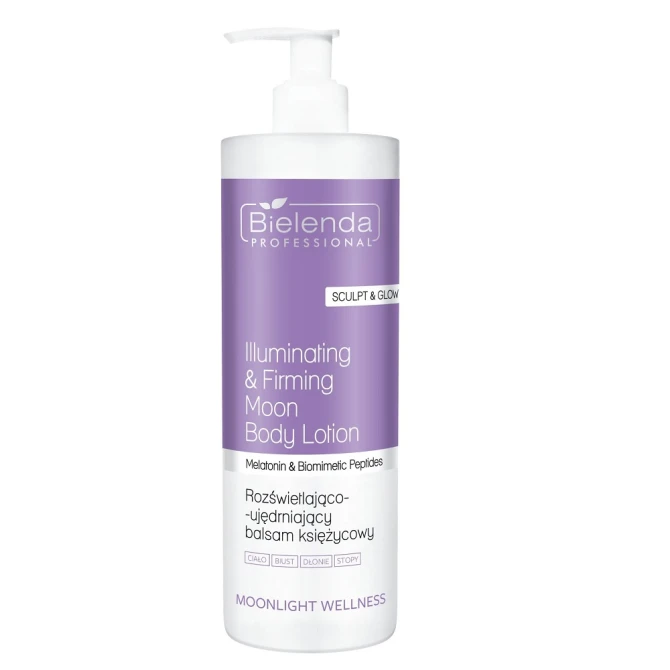 BIELENDA PROFESSIONAL Moonlight Wellness rozświetlająco-ujędrniający balsam księżycowy 500ml