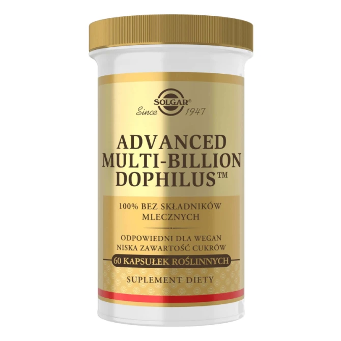 SOLGAR Advanced Multi-Billion Dophilus Formuła Probiotyczna - 60 Kapsułek