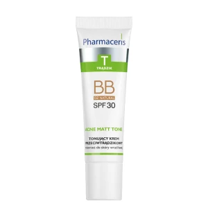 PHARMCAERIS T ACNE MATT TONE Tonujący krem przeciwtrądzikowy BB 02 light SPF30 30 ml
