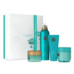 RITUALS SET (The Ritual OF Karma Shower FOAM + BODY Cream + BODY MASK + SALT BODY Scrub ) krem pielęgnacyjny 200 ml