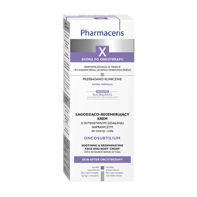 PHARMACERIS X ONKOSUBTILIUM Łagodząco - regenerujący krem o intensywnym działaniu naprawczym 75 ml NOWOŚĆ