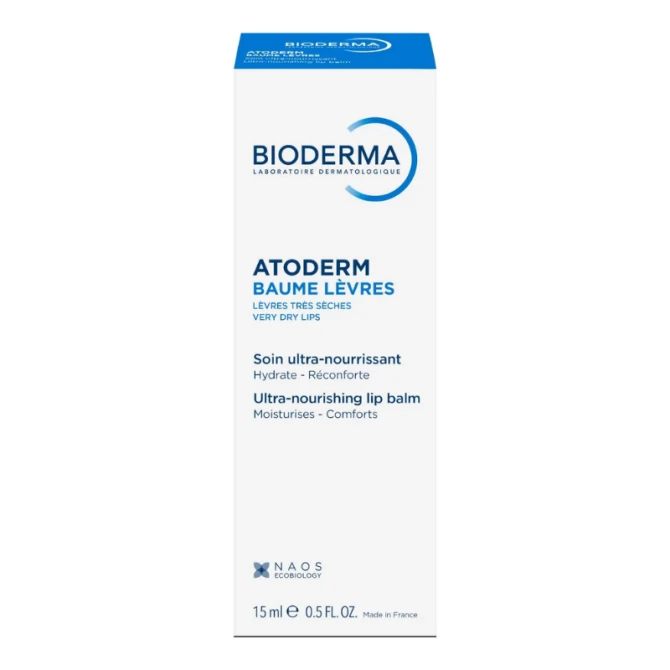 BIODERMA ATODERM BAUME LÈVRES Ultraodżywczy balsam do ust - 15 ml NOWOŚĆ
