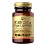 SOLGAR Selen 200 µg związany z drożdżami - 50 Tabletek