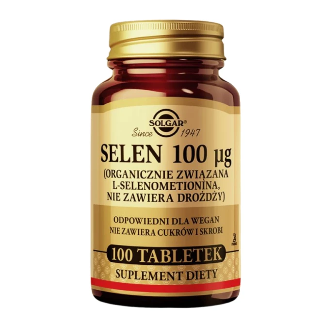 SOLGAR Selen 100 µg - 100 Tabletek