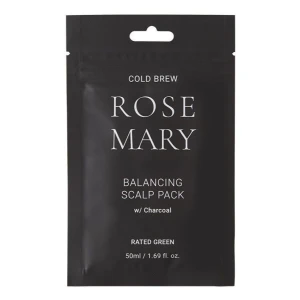RATED GREEN Rosemary kuracja regulująca do skóry głowy z rozmarynem i aktywnym węglem 50ml