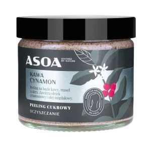 Asoa Peeling cukrowy Kawa-Cynamon 250ml