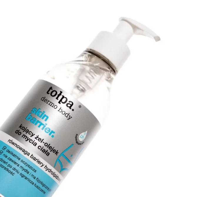 TOŁPA DERMO BODY SKIN BARRIER Kojący żel-olejek do mycia ciała - 300 ml