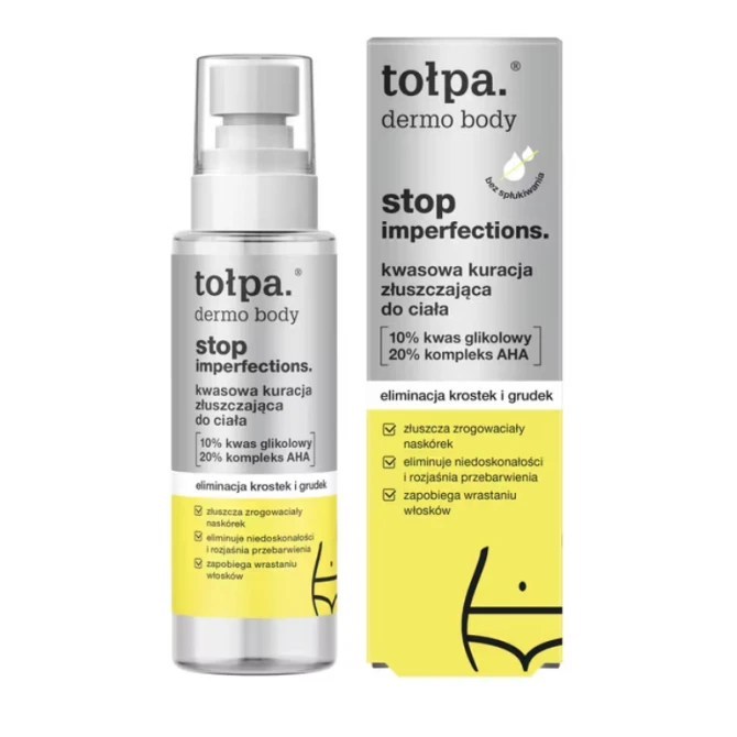 TOŁPA DERMO BODY STOP IMPERFECTIONS. Kwasowa kuracja złuszczająca do ciała - 100 ml