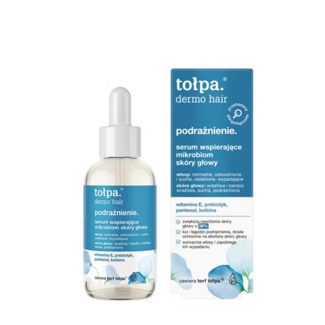 TOŁPA DERMO HAIR PODRAŻNIENIE. Serum wspierające mikrobiom skóry głowy - 75 ml