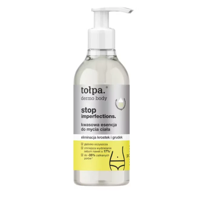 TOŁPA DERMO BODY STOP IMPERFECTIONS. Kwasowa esencja do mycia ciała - 300 ml