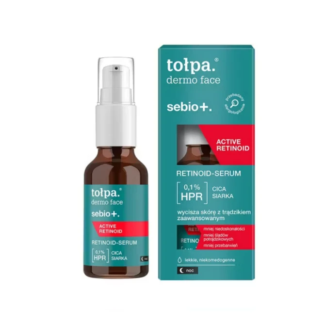 TOŁPA DERMO FACE SEBIO+ Retinoid-serum active retinoid na noc - 30 ml​