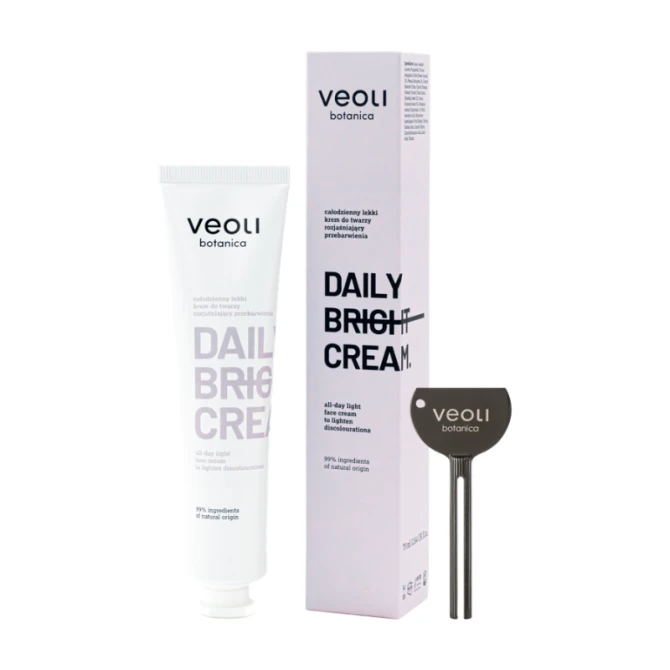 VEOLI BOTANICA DAILY BRIGHT CREAM Lekki, całodzienny krem rozjaśniający przebarwienia - 75 ml