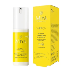MIYA mySPFlight Ultralekki wygładzający krem SPF50 z wegańskim PDRN z ryżu - 50 ml