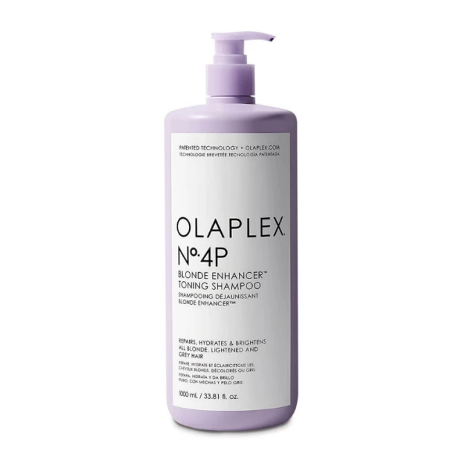 OLAPLEX No.4P Blonde Enhancer Toning Shampoo Szampon tonujący i pielęgnacyjny - 1000ml