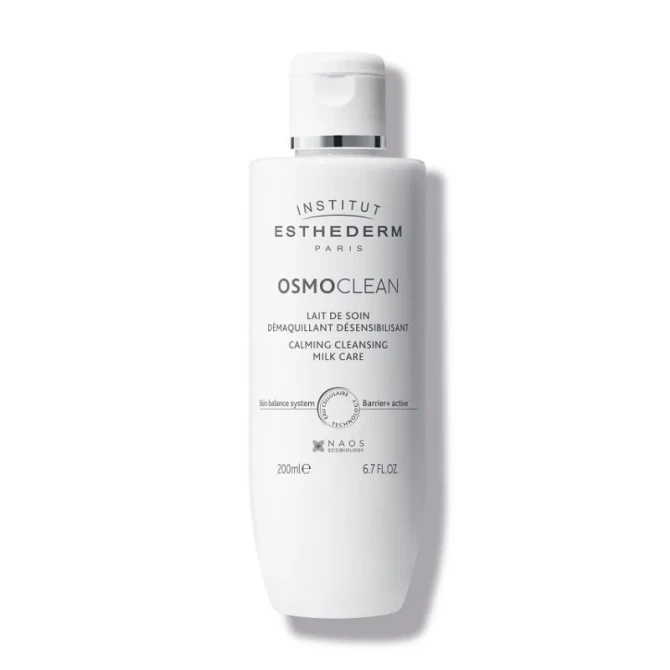INSTITUT ESTHEDERM Osmoclean Calming Cleansing Milk Intensywnie nawilżające i oczyszczające mleczko do demakijażu - 200 ml