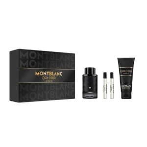 Mont Blanc Explorer Extreme zestaw perfumy spray 100ml + perfumy spray 2x7.5ml + żel pod prysznic 100ml