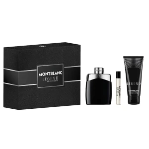 Mont Blanc Legend zestaw woda toaletowa spray 100ml + woda toaletowa spray 7.5ml + żel pod prysznic 100ml