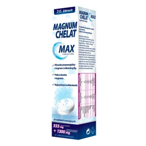 Zdrovit Magnum Chelat Max suplement diety 20 tabletek musujących