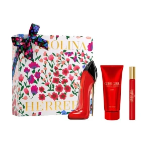 Carolina Herrera Very Good Girl zestaw woda perfumowana spray 80ml + woda perfumowana spray 10ml + balsam do ciała 100ml