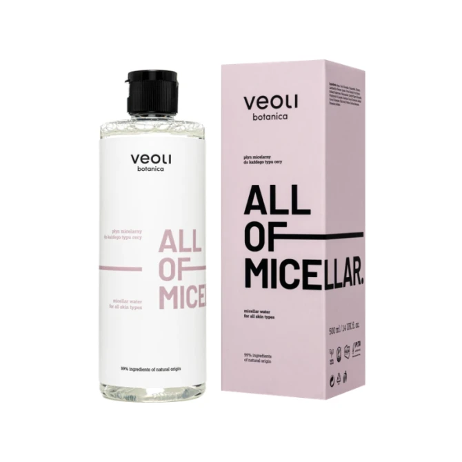 ALL OF MICELLAR Delikatny płyn micelarny do każdego typu cery - 500 ml
