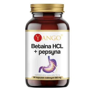 Yango Betaina HCL suplement diety 90 kapsułek