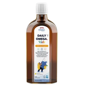 Osavi Daily Omega Kids 800mg Omega 3 suplement diety w płynie Cytryna 250ml