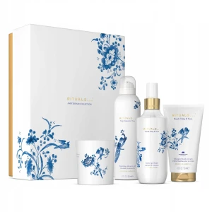 RITUALS SET (Amsterdam Foaming Shower GEL + BODY Cream + Scented Candle HOME Perfume ) perfumy 200 ml